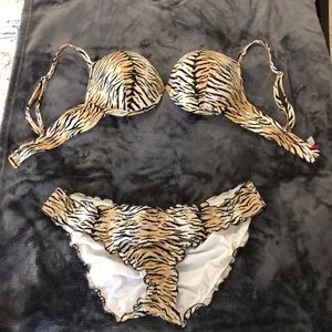 Victoria’s Secret Beautiful  Tiger Print Suit